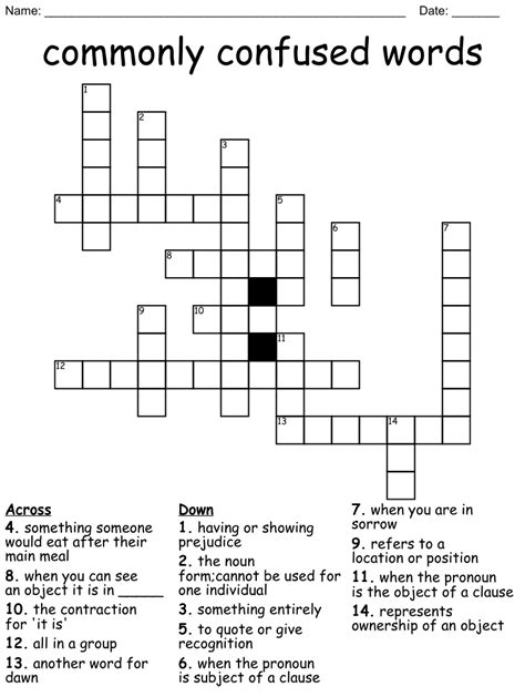 confused crossword|5 letter word for confuse.